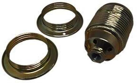 Fitting E27 - Base messing met 2 ringen 6042845