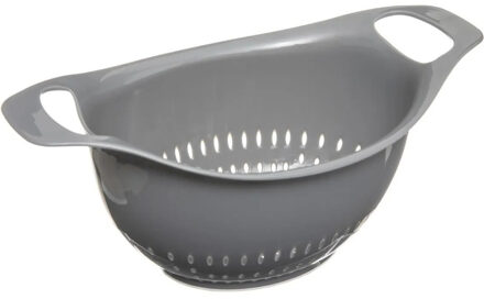 Five vergiet/zeef - grijs - kunststof - L33 x H14 x D18