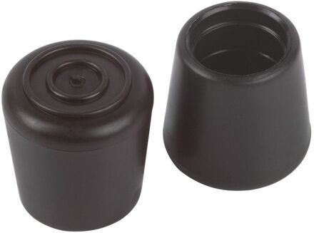 Fix-o-moll Anti-slip Pootdoppen Zwart 12mm 4 St