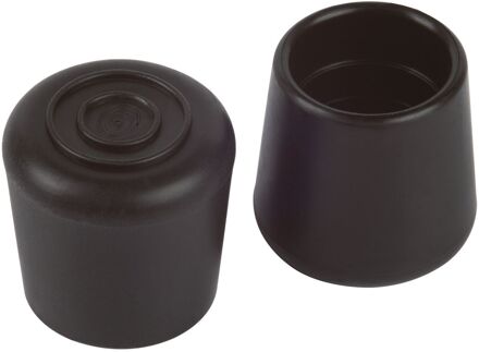 Fix-o-moll Anti-slip Pootdoppen Zwart 20mm 4 St