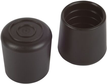 Fix-o-moll Anti-slip Pootdoppen Zwart 25mm 4 St