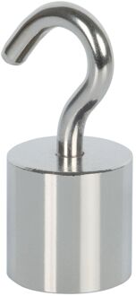 Fix-o-moll Haakmagneet Zilver Neodymium 24,5mmx52mm