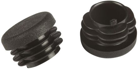 Fix-o-moll Insteek Meubeldoppen Zwart 20mm 4st