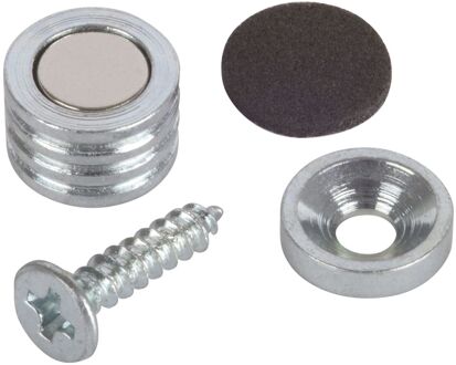 Fix-o-moll Magneet Inboorsnapper Neodym 9,7mm 4 Sets