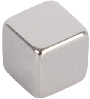 Fix-o-moll Magneet Kubus Neodym Zilver 5x5mm 8 Stuks