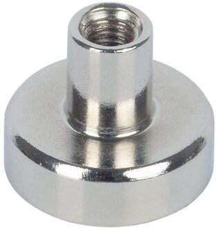 Fix-o-moll Magneet Neodymium Zilver Draadbus 16mm