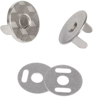 Fix-o-moll Magneet Neodymium Zilver Sluiting 14mm 4 Stk