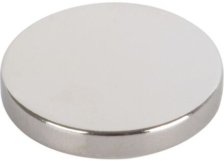 Fix-o-moll Magneet Schijf Neodym Zilver 19x3mm 4 Stuks
