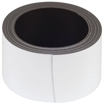 Fix-o-moll Magneetband Wit Beschrijfbaar Ferriet 2,5mx40mm