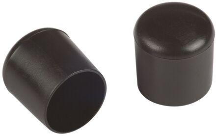 Fix-o-moll Stoelpootdoppen Zwart 18 Mm 4st