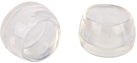 Fix-o-moll Tafelpootdoppen Flexibel Transparant 22mm 4st