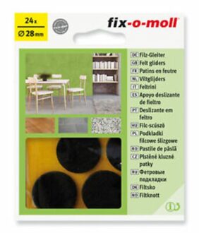 Fix-o-moll viltgl rond 28mm bruin