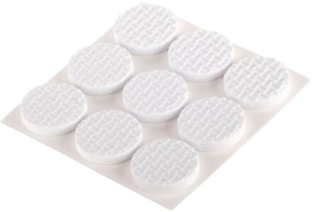 Fix-o-moll Wanddeurstop Zelfklevend Wit 21mm 9 St