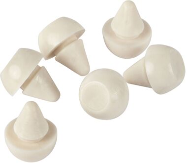 Fix-o-moll Witte Dempers Voor Stalen Deurkaders Ø6 Mm – Set Van 6 Stuks