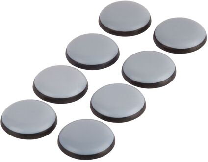 Fix-o-moll Zelfklevende Glijders Easy Glider Grijs 25 Mm 8st