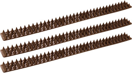 Fixman Anti klimstrips - 24x - waterbestendig kunststof - 49 cm per strip - tegen inbrekers en dieren