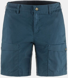 Fjällräven Abisko Hybrid Trail Kortebroek Dames Blauw - 36