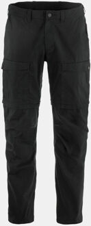 Fjällräven Abisko Hybrid Trail Zip-Off Afritsbroek Zwart - 48 Regular