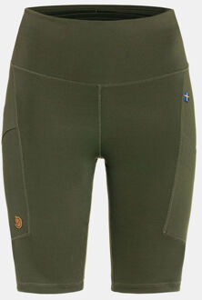 Fjällräven Abisko Legging Short Dames Groen - M