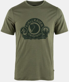 Fjällräven Abisko Wool Classic T-Shirt Groen - L