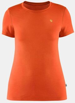 Fjällräven Bergtagen Thinwool T-Shirt Short Sleeve Dames Oranje - L