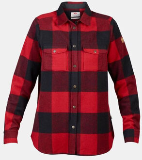 Fjällräven Canada LS Shirt Dames Rood/Middenrood - XL
