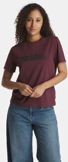 Fjällräven Fjällräven Logo T-shirt Dames Rood - M