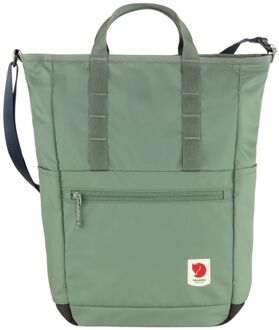 Fjällräven Fjallraven High Coast tote bagpack patina green rugzak Groen - H 40 x B 31 x D 14 cm