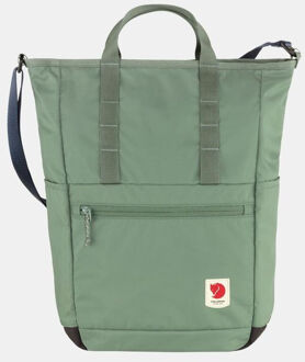 Fjällräven Fjallraven High Coast tote bagpack patina green rugzak Groen - H 40 x B 31 x D 14 cm