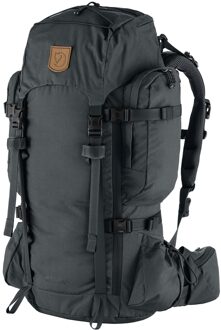 Fjällräven Fjallraven Kajka 55 M/L coal black backpack Zwart - H 74 x B 45 x D 26