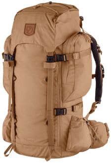 Fjällräven Fjallraven Kajka 55 M/L khaki dust backpack Bruin - H 74 x B 45 x D 26 cm
