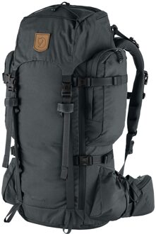 Fjällräven Fjallraven Kajka 55 S/M coal black backpack Zwart - H 74 x B 45 x D 26