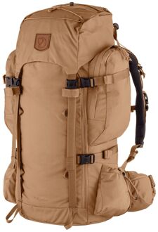 Fjällräven Fjallraven Kajka 55 S/M khaki dust backpack Bruin - H 74 x B 45 x D 26 cm