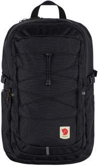 Fjällräven Fjallraven Skule 28 black backpack Zwart - H 50 x B 41 x D 18