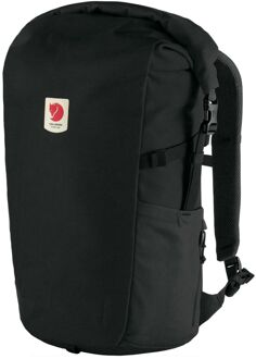 Fjällräven Fjallraven Ulvo Rolltop 30 black rugzak Zwart - H 49 x B 27 x D 18 cm