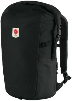 Fjällräven Fjallraven Ulvö Rolltop 30 black backpack Zwart - H 49 x B 27 x D 18