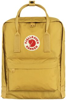 Fjällräven Gele Stoffen Rugzak met Meerdere Zakken Fjällräven , Yellow , Unisex - ONE Size