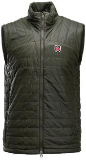 Fjällräven Heren Vest Donkergroen Regular Fit Fjällräven , Green , Heren - Xl,L