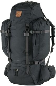 Fjällräven Kajka 75 M/L coal black backpack Zwart - H 88 x B 54 x D 28