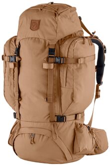Fjällräven Kajka 75 S/M khaki dust backpack Taupe - H 88 x B 54 x D 28