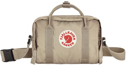 Fjällräven Kanken Crossbody fossil damestas Taupe - H 16 x B 22 x D 12 cm