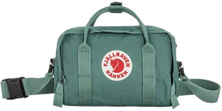 Fjällräven Kanken Crossbody frost green damestas Groen - H 16 x B 22 x D 12 cm