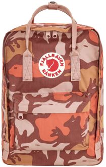 Fjällräven Kanken Graphics Laptop 15 chalkrose-hidden animals rugzak Multicolor - H 38 x B 26 x D 13 cm