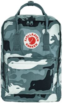 Fjällräven Kanken Graphics Laptop 15 nimbus blue-hidden animals rugzak Multicolor - H 38 x B 26 x D 13 cm