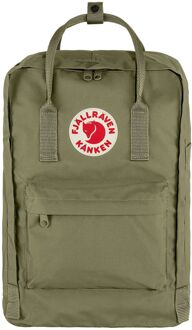 Fjällräven Kanken Laptop 15" green schooltas Groen - H 40 x B 28 x D 16 cm
