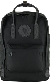 Fjällräven Kanken No. 2 Laptop 15" black schooltas Zwart - H 40 x B 28 x D 16 cm