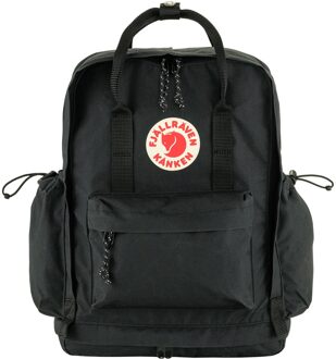 Fjällräven Kanken Outlong Rugzak Fjällräven , Black , Unisex - ONE Size