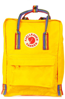 Fjällräven Kanken Rainbow Rugzak Warm Yellow - Rainbow Pattern