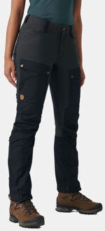Fjällräven Keb Trousers Outdoorbroek Dames Zwart - 40 Long