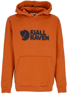 Fjällräven Logo Hoodie M Oranje